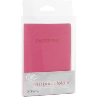Passport Holder, PU Material, Pink