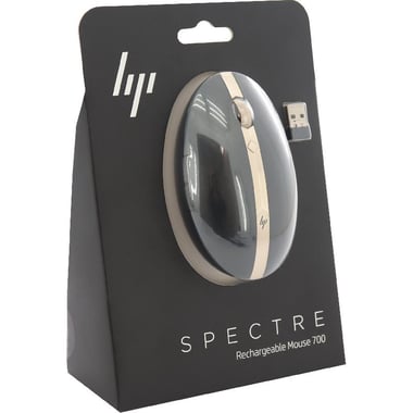HP Spectre 700 Mouse, Optical Wireless (2.4 GHz RF), Poseidon Blue
