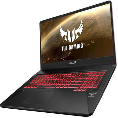 Asus TUF TUF Gaming FX705DY Gaming Laptops, 17.3", AMD Ryzen 5, 8 GB RAM, 512 GB PCIe NVMe M.2 SSD, Windows 10, AMD Radeon 4 GB