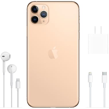 Apple iPhone 11 Pro Max, 64 GB, 1 GB RAM, Gold, 4G LTE, Apple A13 Bionic