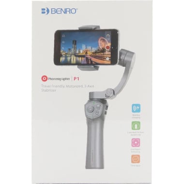 Benro Phoneographer P1 Gimbal Stabilizer, for Smartphone (Selected), Black