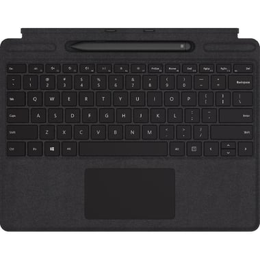 Microsoft Surface Pro X Signature + Slim Pen Tablet Keyboard Case + Stylus, Magnetic Attachment, for (Microsoft) Surface Pro X, Black