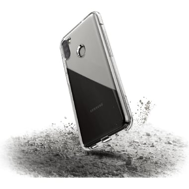 Raptic Defense Clear Back Cover Mobile Case, for Samsung Galaxy A11, Clear