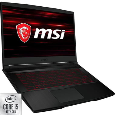 MSI GF63 Thin Gaming Laptops, 15.6", Intel Core i5, 8 GB RAM, 512 GB, Windows 10, NVIDIA GeForce 4 GB