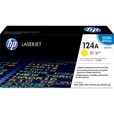HP 124A Laser Toner, Yellow