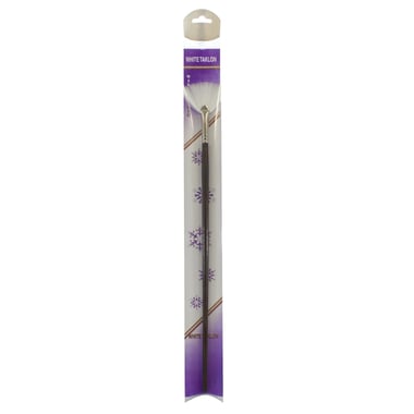 Long Handle Artist Brush, White Taklon, Fan, Acrylic/Oil, No.8,