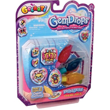 Gelarti GemDrops Assorted Theme (14189) Arts and Crafts Learning Activity Set, English, 5 Years and Above