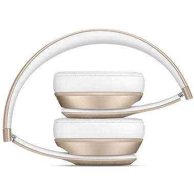 Beats Solo2 Wireless On-Ear Headphones, Bluetooth/Wired (Optional), 3.5 mm Connector/USB (Charging), Built-in Microphone, Gold