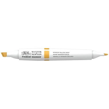 Winsor & Newton Pigment Graphic Art Marker, Winsor Yellow Deep, Twin Tip