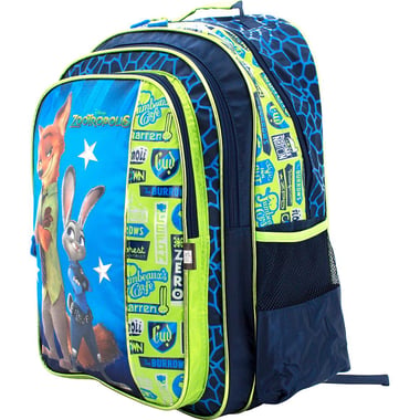 Disney Zootopia "Zootropolis" Backpack, Blue