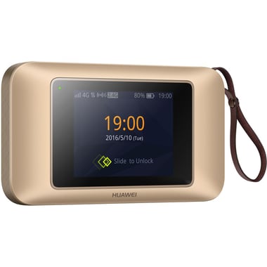 HUAWEI E5787 4G Portable Router, up to 300 Mbps, up to 10 Devices, Dual Band (2.4 GHz/5 GHz), Wireless AC (802.11ac), Gold