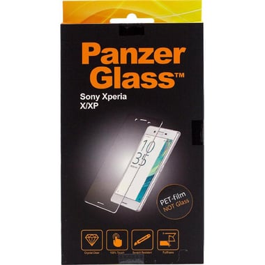 PanzerGlass Smartphone Screen Protector, PET Film, Crystal Clear, for (Sony) Xperia X