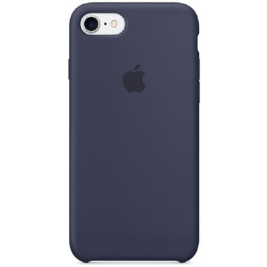 Apple Silicone Back Cover Mobile Case, for iPhone SE 2nd Gen/iPhone 8/iPhone 7, Midnight Blue