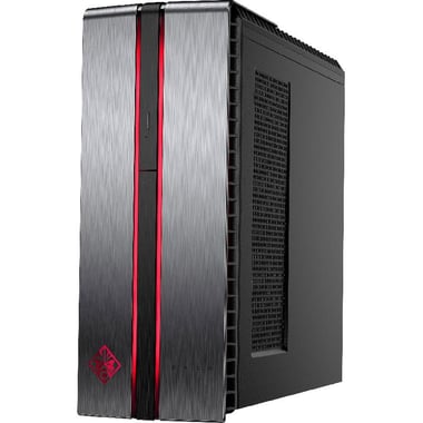 اتش  بي أومن 870‎‎-‎202‎nx معالج مخصص للالعاب، (7‎ الجيل) i7‎‎-‎7700‎K انتل كور، 32 جيجابايت رام، انفيديا جي فورس جي تي اكس 1080 بسعة 8 جيجابايت، 256 جيجابايت اس اس  دي PCIe NVMe M.2‎ مع قرص  صلب 2 تيرابايت
