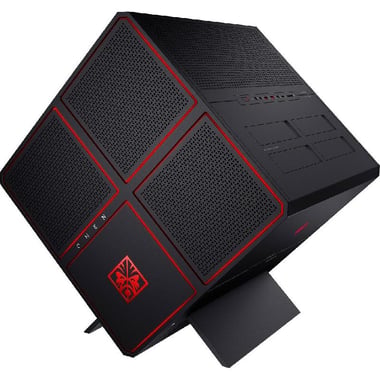 اتش  بي أومن اكس 900‎‎-‎100‎nx معالج مخصص للالعاب، (7‎ الجيل) i7‎‎-‎7700‎K انتل كور، 32 جيجابايت رام، انفيديا جي فورس جي تي اكس 1080 بسعة 8 جيجابايت، 256 جيجابايت اس اس  دي PCIe NVMe M.2‎ مع قرص  صلب 2 تيرابايت