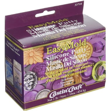 Castin Craft EasyMold Silicone Putty, Purple, 1.00 lb ( 453.60 g )