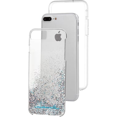 Case-Mate Waterfall, Back Cover Mobile Case, for iPhone 6 Plus/iPhone 6s Plus/iPhone 7 Plus/iPhone 8 Plus, Silver