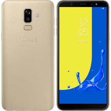 سامسونج جالكسي جي 8، 64 جيجابايت، 4 جيجابايت رام، ذهبي 4‎G LTE، كوالكوم اس دي ام 450 سناب دراغون 450