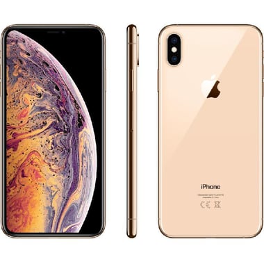 ابل آيفون اكس اس ماكس، 256 جيجابايت، 1 جيجابايت رام، ذهبي 4‎G LTE، آبل أيه 12 بايونيك