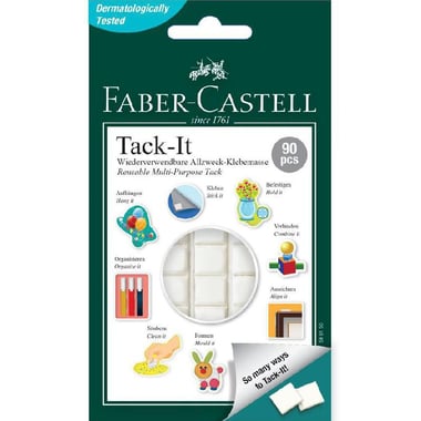 Faber-Castell Tack-It Adhesive Putty, 50.00 g ( 1.77 oz ), White
