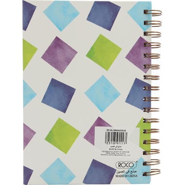Roco Notebook, Letter, A5, 100 Sheets, Lined, White