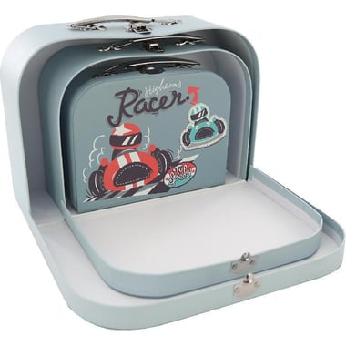 Racer, Paper Suitcase, Kid's Furniture, Grey, 3 Years and Above