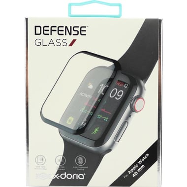 رابتيك Defense Glass واقي شاشة ساعة ذكية، سيريس ‎40‎‎/‎ ‎6‎ 40 الجيل الثاني/ سيريس‎ متوافق مع آبل واتش اس اي ‎5‎ 40، حواف منحنية ثلاثية الابعاد
