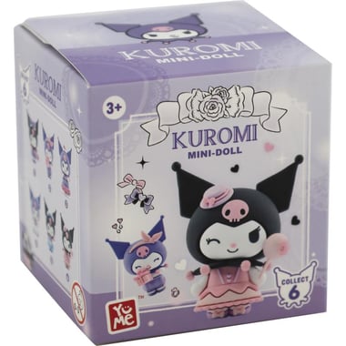 Yume Mini Doll Kuromi Birthday Party Series Toy Collectible, Assorted Color, 3 Years and Above