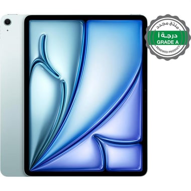 Renewed Grade A Apple iPad Air 13 M4 2026, Tablet - Wi-Fi, 13", 256 GB, 8-core CPU, Blue