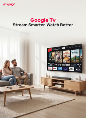 Impex 65" Smart Tv,4k Qled,120 Hz (Dlg),Black,65s4qlc2r120
