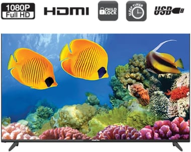 Nikai 43" Smart Tv,Full Hd Led,60 Hz,Black,Ntv4300led3