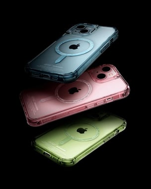 Skinarma Iphone 15 Pro Back Cover Mobile Case,Blue