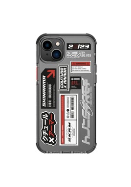 Skinarma Iphone 14 Back Cover Mobile Case,Smoke