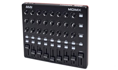 اكاي  وحدة تحكم MIDI (ميدي), متوسط المستوى, للبالغين,أسود