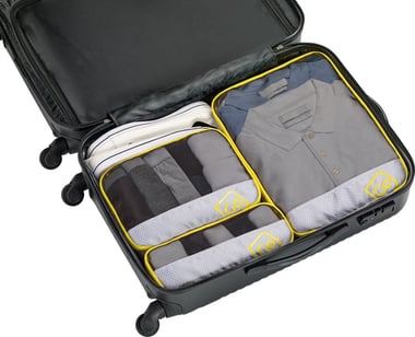 Go Travel Packing Cube,Zipper Closure,Yellow