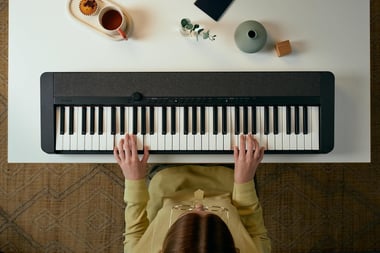 Casio 61 Keys Digital Piano,Intermediate,All Ages,Black