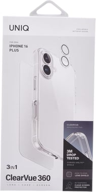 يونيك iPhone 16 Plus,غطاء خلفي للهاتف الذكي,شفاف