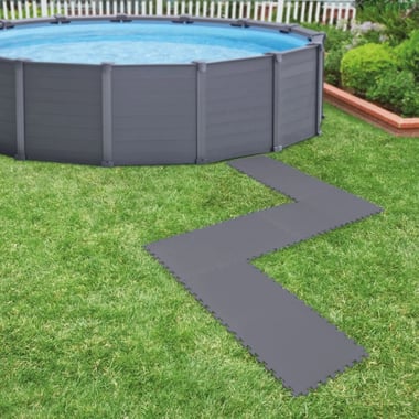 Intex Safety Pool Cover 50 Cm×50 Cm×1 Cm,Automatic,Grey