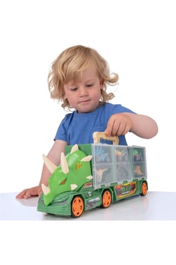 Teamsterz Vehicle & Track Set Truck,3 Years And Above,Multicolor