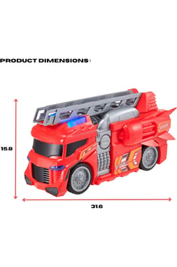 Teamsterz Play Vehicle Fire Truck,3 Years And Above,Multicolor