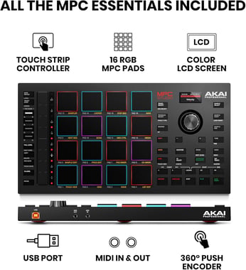Akai Dj Mixer  ,Black