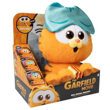 Garfield Interactive Plush Toy ,3 Years And Above,Multicolor