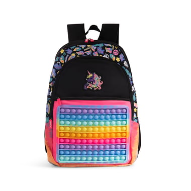 Track School Backpack (18"),,Unisex,Black
