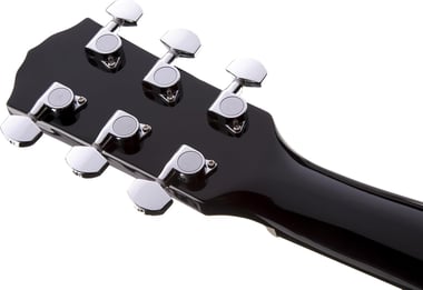 فيندر جيتار صوتي مبتدىء, لليد اليمنى,6 Strings, للبالغين,أسود