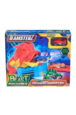 Teamsterz Vehicle & Track Set Car,3 Years And Above,Multicolor