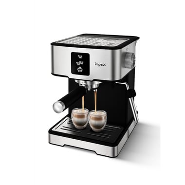 Impex Espresso Machine,1.8l,Silver