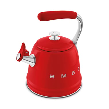 Smeg Whistling Kettle 2.3 L,,Red