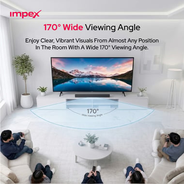 امبيكس 85 بوصة تلفزيون ذكي,دقة 4 كيه كيو ليد,120 Hz,اسود,Impex 85 Inch 4K Ultra HD Smart QLED Google TV