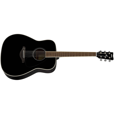 ياماها fg-820 جيتار صوتي متقدم, (أعسر (للاستخدام باليد اليسرى,6 Strings, للبالغين,أسود
