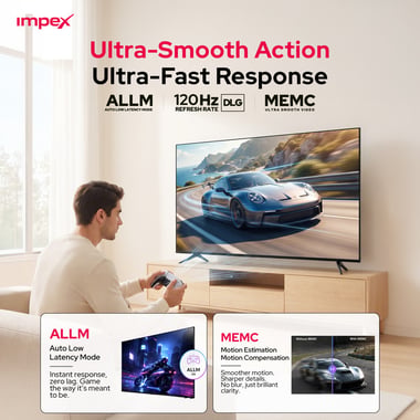 Impex 65" Smart Tv,4k Qd Mini-Led,120 Hz (Dlg),Black,65 Inch Google Tv Qd Mini Led 4k Ultra Hd Smart Tv